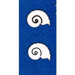 BEERMATA #1,5mm Muszelka 2,5x2cm ozdoby żeglarskie, morskie
